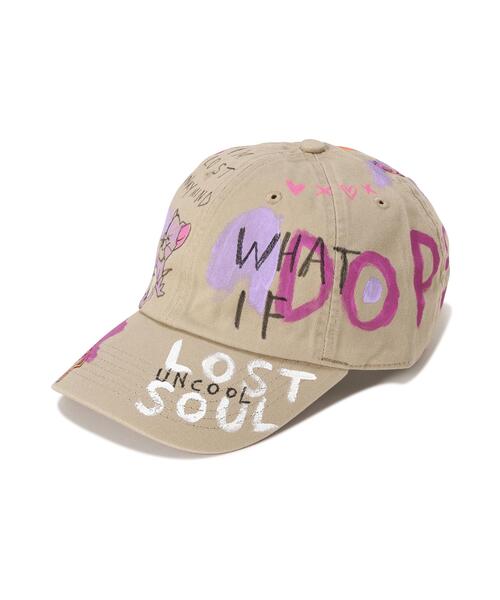 ROYAL FLASH（ロイヤルフラッシュ）の「guernika/ゲルニカ/HAND PAINTED CAP（キャップ・メンズ・ブラック/カーキ/ホワイト・F）」の3枚目の写真