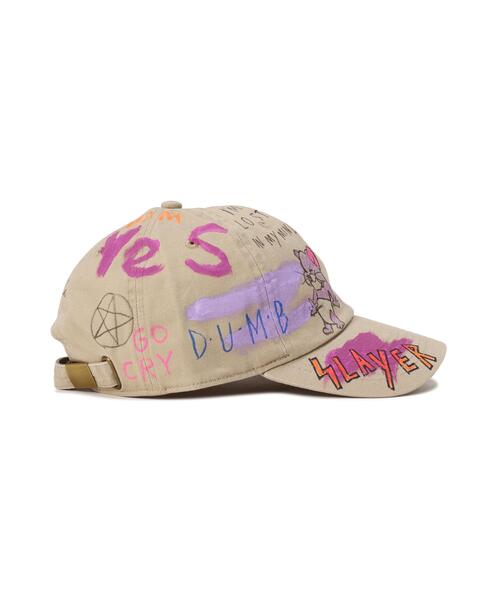 ROYAL FLASH（ロイヤルフラッシュ）の「guernika/ゲルニカ/HAND PAINTED CAP（キャップ・メンズ・ブラック/カーキ/ホワイト・F）」の6枚目の写真