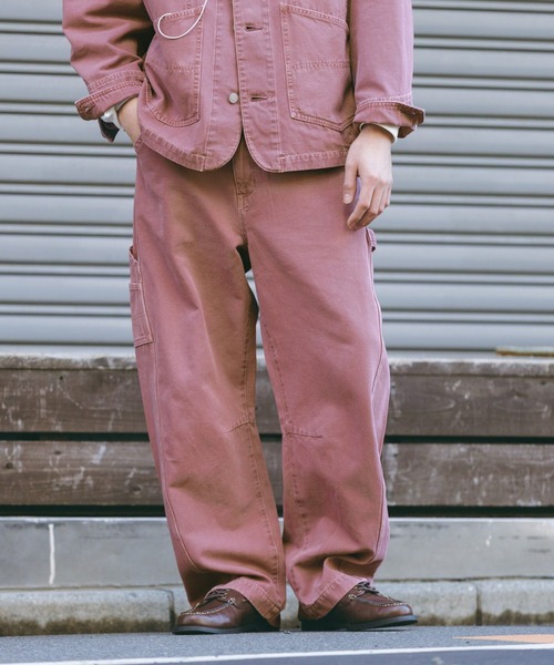 RAGEBLUE（レイジブルー）の「12oz Denim Barrel Painter Pants/カツラギデニムバレルペインターパンツ【セットアップ対応】（デニムパンツ・メンズ・ネイビー/ピンク/ホワイト・LARGE/MEDIUM）」の3枚目の写真