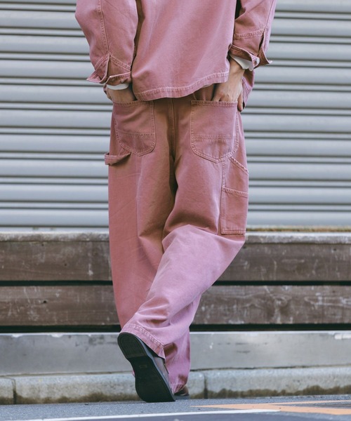 RAGEBLUE（レイジブルー）の「12oz Denim Barrel Painter Pants/カツラギデニムバレルペインターパンツ【セットアップ対応】（デニムパンツ・メンズ・ネイビー/ピンク/ホワイト・LARGE/MEDIUM）」の17枚目の写真