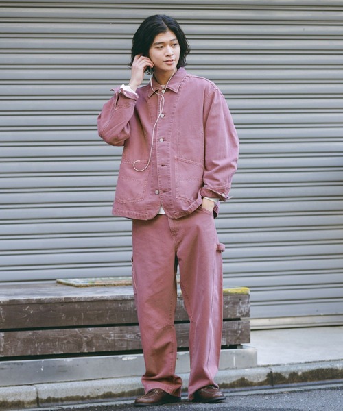 RAGEBLUE（レイジブルー）の「12oz Denim Barrel Painter Pants/カツラギデニムバレルペインターパンツ【セットアップ対応】（デニムパンツ・メンズ・ネイビー/ピンク/ホワイト・LARGE/MEDIUM）」の14枚目の写真