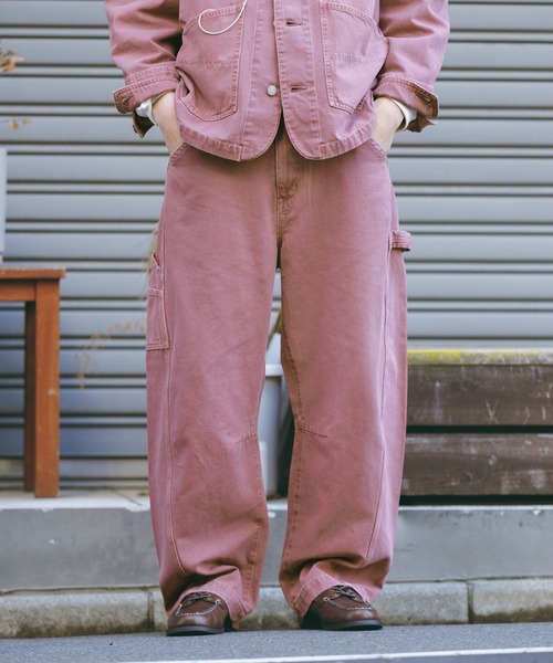 RAGEBLUE（レイジブルー）の「12oz Denim Barrel Painter Pants/カツラギデニムバレルペインターパンツ【セットアップ対応】（デニムパンツ・メンズ・ネイビー/ピンク/ホワイト・LARGE/MEDIUM）」の15枚目の写真
