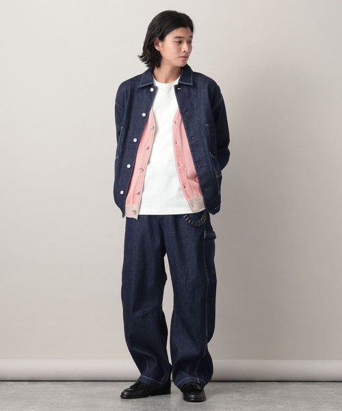 RAGEBLUE（レイジブルー）の「12oz Denim Barrel Painter Pants/カツラギデニムバレルペインターパンツ【セットアップ対応】（デニムパンツ・メンズ・ネイビー/ピンク/ホワイト・LARGE/MEDIUM）」の19枚目の写真