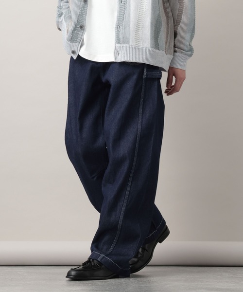 RAGEBLUE（レイジブルー）の「12oz Denim Barrel Painter Pants/カツラギデニムバレルペインターパンツ【セットアップ対応】（デニムパンツ・メンズ・ネイビー/ピンク/ホワイト・LARGE/MEDIUM）」の22枚目の写真