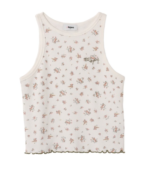 atmos pink(アトモスピンク)の「atmos pink Floral Print Tank Top / アトモス ピンク フローラル プリント タンク トップ(タンクトップ・レディース・ブラック/ホワイト・FREE)」の5枚目の写真
