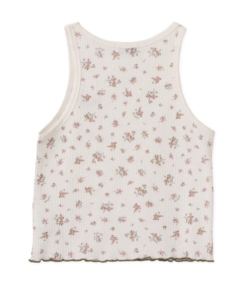 atmos pink(アトモスピンク)の「atmos pink Floral Print Tank Top / アトモス ピンク フローラル プリント タンク トップ(タンクトップ・レディース・ブラック/ホワイト・FREE)」の7枚目の写真