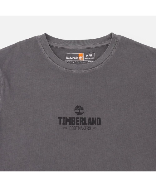 Timberland(ティンバーランド)の「ガーメント ダイ 半袖 Tシャツ メンズ(Tシャツ/カットソー・メンズ・ダークグレー・LARGE/MEDIUM/SMALL/X-LARGE/XX-LARGE)」の3枚目の写真