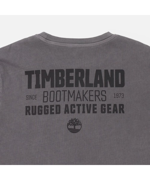 Timberland(ティンバーランド)の「ガーメント ダイ 半袖 Tシャツ メンズ(Tシャツ/カットソー・メンズ・ダークグレー・LARGE/MEDIUM/SMALL/X-LARGE/XX-LARGE)」の4枚目の写真