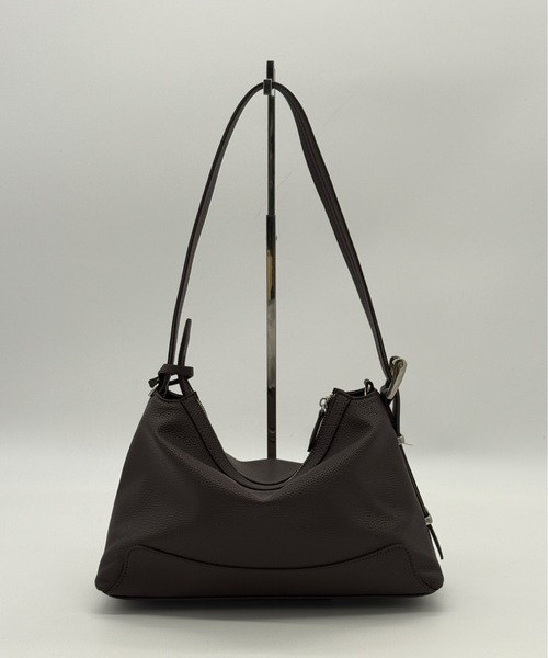 DRAW（ドロー）の「DRAW(ドロー) / ワンハンドル ショルダーバッグ Belted Hand bag（ショルダーバッグ・レディース・クリーム/ベージュ/ネイビー・FREE）」の11枚目の写真