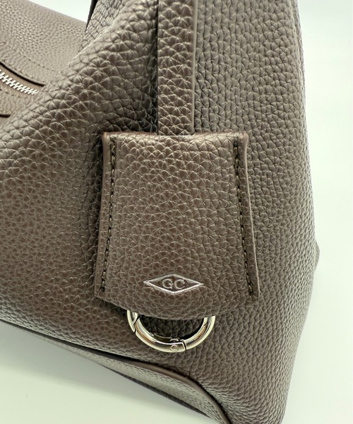 DRAW（ドロー）の「DRAW(ドロー) / ワンハンドル ショルダーバッグ Belted Hand bag（ショルダーバッグ・レディース・クリーム/ベージュ/ネイビー・FREE）」の13枚目の写真