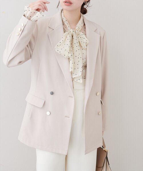 natural couture(ナチュラルクチュール)の「シアーボウタイブラウス(シャツ/ブラウス・レディース・その他4/その他3/その他2/その他1・FREE)」の8枚目の写真