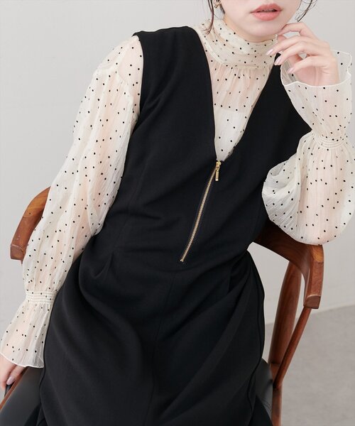 natural couture(ナチュラルクチュール)の「シアーボウタイブラウス(シャツ/ブラウス・レディース・その他4/その他3/その他2/その他1・FREE)」の11枚目の写真