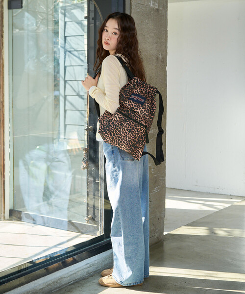 FREAK'S STORE（フリークスストア）の「限定展開 JANSPORT/ジャンスポーツ DRAW SACK/ドローサック（バックパック/リュック・レディース・ブラック/レッド/レオパード/ネイビー・ONE SIZE）」の9枚目の写真