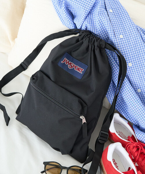 FREAK'S STORE（フリークスストア）の「限定展開 JANSPORT/ジャンスポーツ DRAW SACK/ドローサック（バックパック/リュック・レディース・ブラック/レッド/レオパード/ネイビー・ONE SIZE）」の16枚目の写真