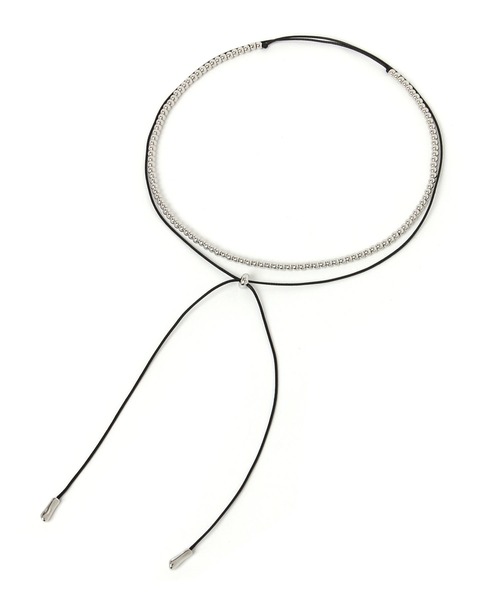 LOWRYS FARM(ローリーズファーム)の「コードスライドチョーカーネックレス 647309(ネックレス・レディース・ゴールド/シルバー・FREE)」の1枚目の写真