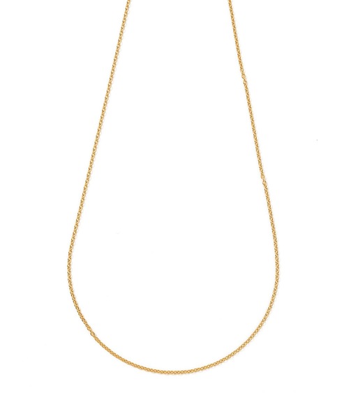 CRIMIE(クライミー)の「FINE SLIM CHAIN NECKLACE 24KDP 48-55cm(ネックレス・メンズ・ゴールド・ONE SIZE)」の1枚目の写真