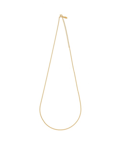 CRIMIE(クライミー)の「FINE SLIM CHAIN NECKLACE 24KDP 48-55cm(ネックレス・メンズ・ゴールド・ONE SIZE)」の4枚目の写真