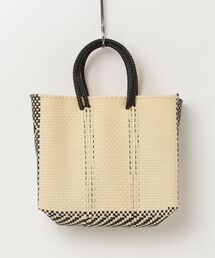 MAISON mou（メゾンムー）の「【Moon Bird/ムーンバード】手編みのメルカドバッグ （S）MBST26-02（かごバッグ）」