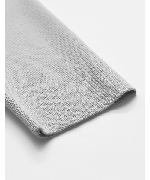 MEISM（ミズム）の「[2026S/S PRE ORDER][MEISM by Re:EDIT]スウェットライクボウタイVネックニット（ニット/セーター・レディース・ホワイト/グレー/ブラック・MEDIUM/LARGE）」の17枚目の写真