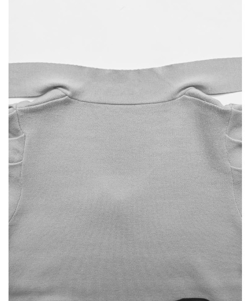 MEISM（ミズム）の「[2026S/S PRE ORDER][MEISM by Re:EDIT]スウェットライクボウタイVネックニット（ニット/セーター・レディース・ホワイト/グレー/ブラック・MEDIUM/LARGE）」の18枚目の写真
