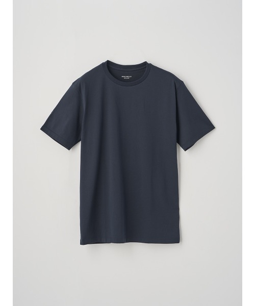 JOHN SMEDLEY(ジョンスメドレー)の「オリジナルコットン天竺半袖Tシャツ(Tシャツ/カットソー・メンズ・ネイビー・2/1)」の1枚目の写真