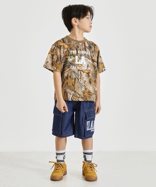 XLARGE KIDS(エクストララージキッズ)の「ツリーカモ柄 半袖Tシャツ(Tシャツ/カットソー・キッズ・ブラック/カーキ・140cm/130cm/120cm/110cm/100cm/90cm)」の12枚目の写真