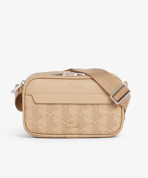 LACOSTE(ラコステ)の「ザ ブレンド モノグラムコンビレポーターバッグ / ショルダーバッグ(ショルダーバッグ・メンズ・ベージュ/ダークグレー・FREE)」の10枚目の写真