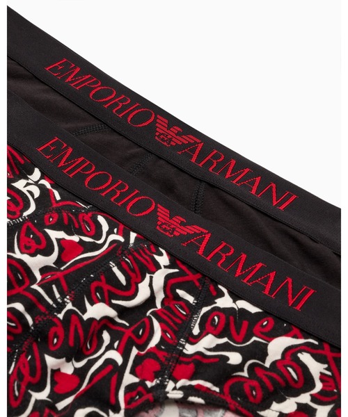 EMPORIO ARMANI(エンポリオアルマーニ)の「<オンライン限定>【エンポリオ アルマーニ】ブリーフ2枚セット ストレッチコットン(ブリーフ・メンズ・ブラック系その他・X-LARGE/LARGE)」の2枚目の写真