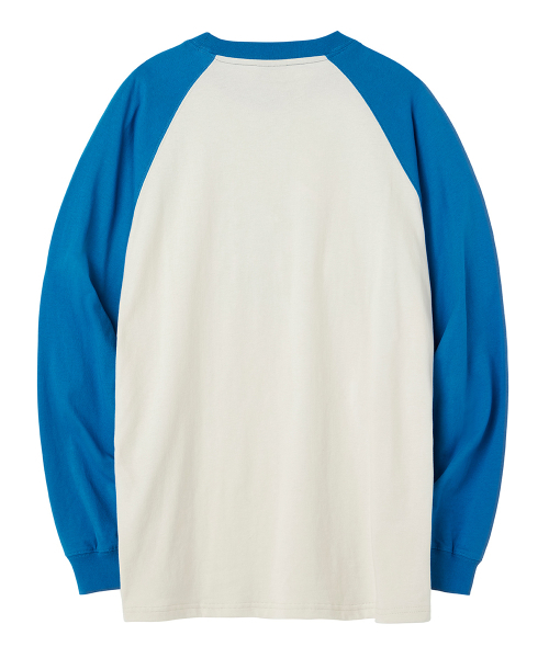 URBANAGE（アーバンエイジ）の「ノータイム ナグランロングスリーブ_ブルー（Tシャツ/カットソー・レディース・その他・MEDIUM/LARGE）」の2枚目の写真