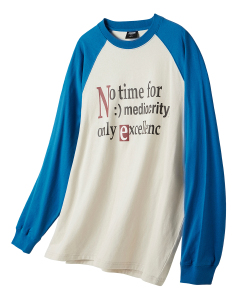 URBANAGE（アーバンエイジ）の「ノータイム ナグランロングスリーブ_ブルー（Tシャツ/カットソー・レディース・その他・MEDIUM/LARGE）」の3枚目の写真