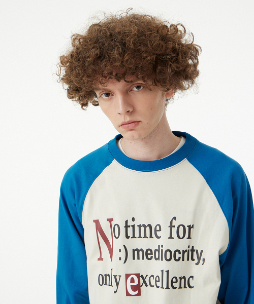 URBANAGE（アーバンエイジ）の「ノータイム ナグランロングスリーブ_ブルー（Tシャツ/カットソー・レディース・その他・MEDIUM/LARGE）」の4枚目の写真