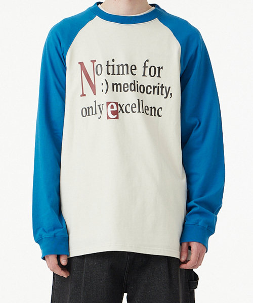 URBANAGE（アーバンエイジ）の「ノータイム ナグランロングスリーブ_ブルー（Tシャツ/カットソー・レディース・その他・MEDIUM/LARGE）」の5枚目の写真