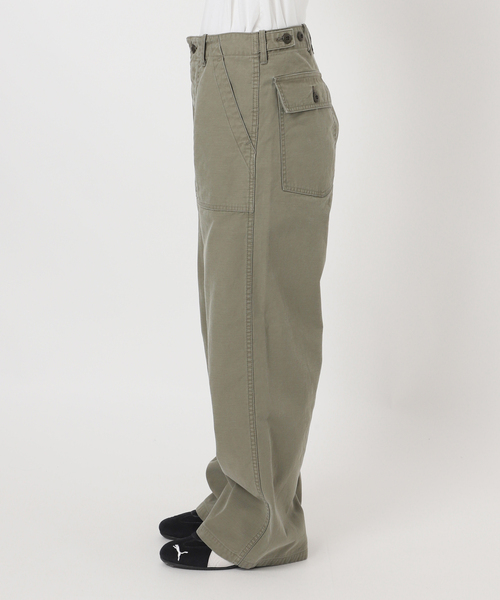 FRAMeWORK（フレームワーク）の「≪追加≫ライトミリタリースラブベイカーパンツ 2（カーゴパンツ・レディース・オリーブ/ピンク系その他・40/38/36）」の8枚目の写真