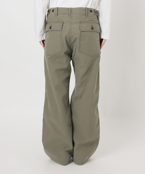 FRAMeWORK（フレームワーク）の「≪追加≫ライトミリタリースラブベイカーパンツ 2（カーゴパンツ・レディース・オリーブ/ピンク系その他・40/38/36）」の9枚目の写真