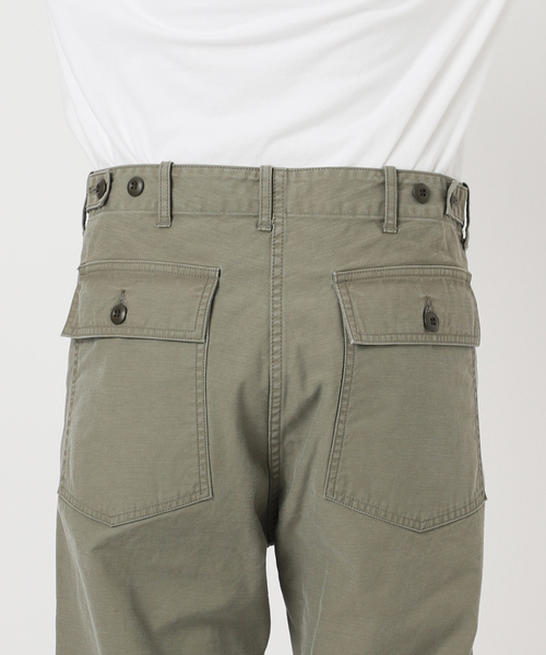 FRAMeWORK（フレームワーク）の「≪追加≫ライトミリタリースラブベイカーパンツ 2（カーゴパンツ・レディース・オリーブ/ピンク系その他・40/38/36）」の12枚目の写真