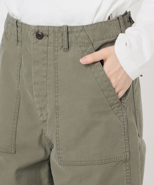 FRAMeWORK（フレームワーク）の「≪追加≫ライトミリタリースラブベイカーパンツ 2（カーゴパンツ・レディース・オリーブ/ピンク系その他・40/38/36）」の14枚目の写真