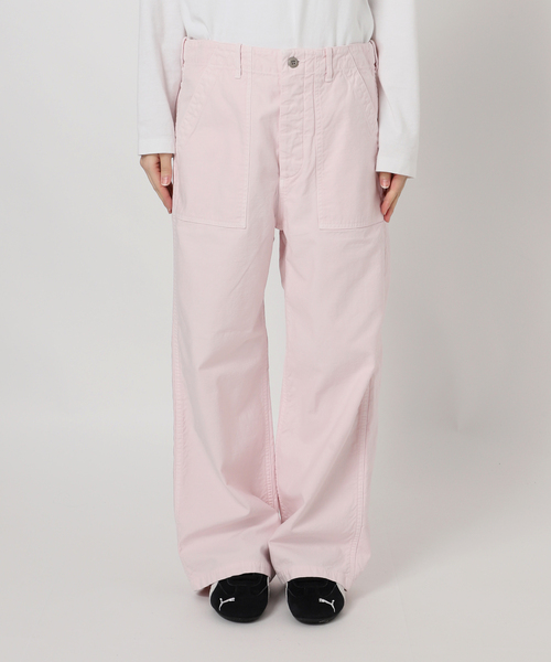 FRAMeWORK（フレームワーク）の「≪追加≫ライトミリタリースラブベイカーパンツ 2（カーゴパンツ・レディース・オリーブ/ピンク系その他・40/38/36）」の22枚目の写真