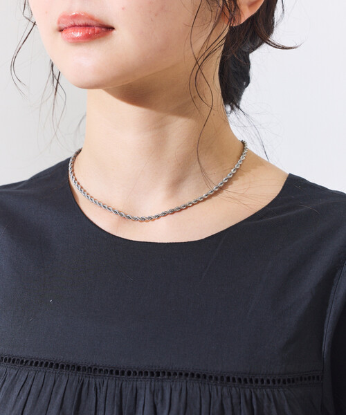 FREAK'S STORE(フリークスストア)の「インドボイル バックオープン ティアードミニワンピース/パフスリーブワンピース(ワンピース・レディース・レッド/ブラウン/ブラック/オフホワイト・フリ-)」の14枚目の写真
