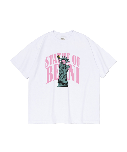 BERNI(ベルニ)の「ステートオブベルニー 半袖Tシャツ (ホワイト)(Tシャツ/カットソー・レディース・その他・MEDIUM/LARGE/X-LARGE/2XL/SMALL)」の1枚目の写真