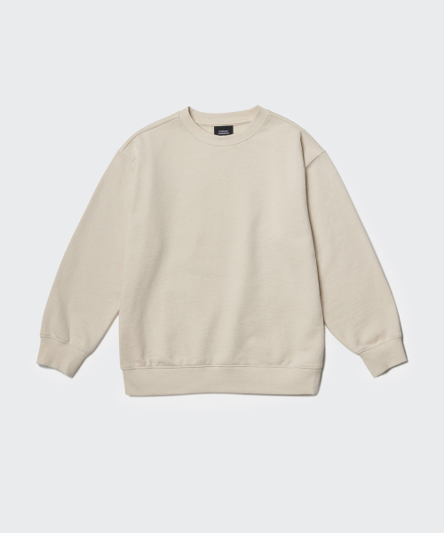 MUSINSA STANDARD KIDS（ムシンサスタンダードキッズ）の「オーバーサイズスウェットシャツ [サンド]（スウェット・レディース・その他・120/110/100）」の5枚目の写真
