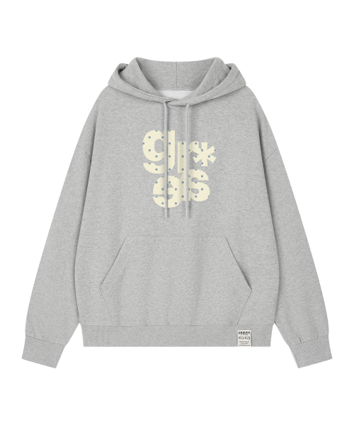 GRAVER（グレーバー）の「[ユニセックス]GRAE-S DOTフードパーカー_7カラー（パーカー・レディース・クリーム/ホワイト/チャコールグレー/ネイビー/ブラック/ブラウン/スカイブルー・MEDIUM/SMALL/LARGE）」の11枚目の写真