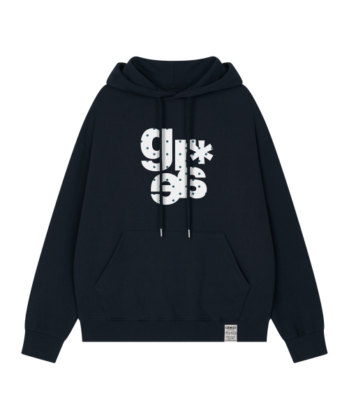 GRAVER（グレーバー）の「[ユニセックス]GRAE-S DOTフードパーカー_7カラー（パーカー・レディース・クリーム/ホワイト/チャコールグレー/ネイビー/ブラック/ブラウン/スカイブルー・MEDIUM/SMALL/LARGE）」の14枚目の写真