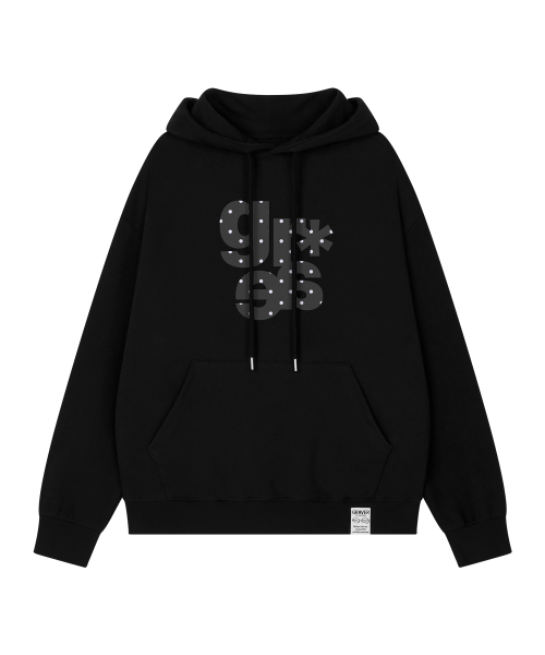 GRAVER（グレーバー）の「[ユニセックス]GRAE-S DOTフードパーカー_7カラー（パーカー・レディース・クリーム/ホワイト/チャコールグレー/ネイビー/ブラック/ブラウン/スカイブルー・MEDIUM/SMALL/LARGE）」の17枚目の写真