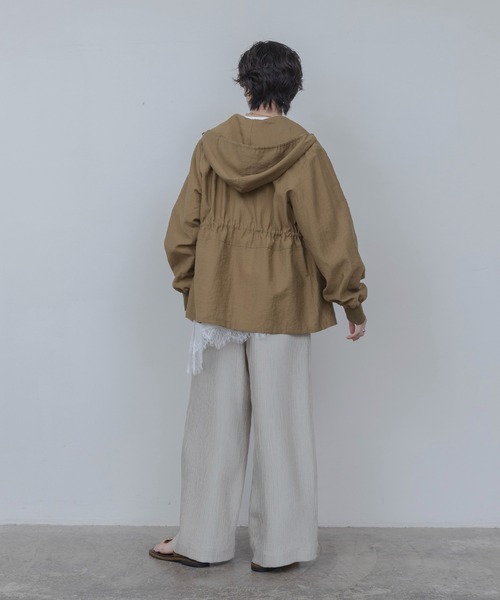 Eimee Law（エイミーロウ）の「フーディー テーラードジャケット（テーラードジャケット・レディース・ライトブラウン/ベージュ/ブラック・FREE）」の19枚目の写真