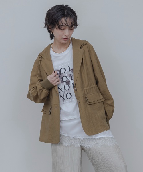 フーディー テーラードジャケット Eimee Law│Eimee Law & LHELBIE