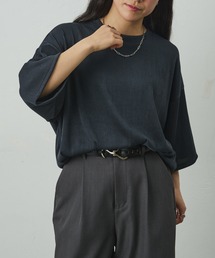 ストレッチプリーツ半袖T
