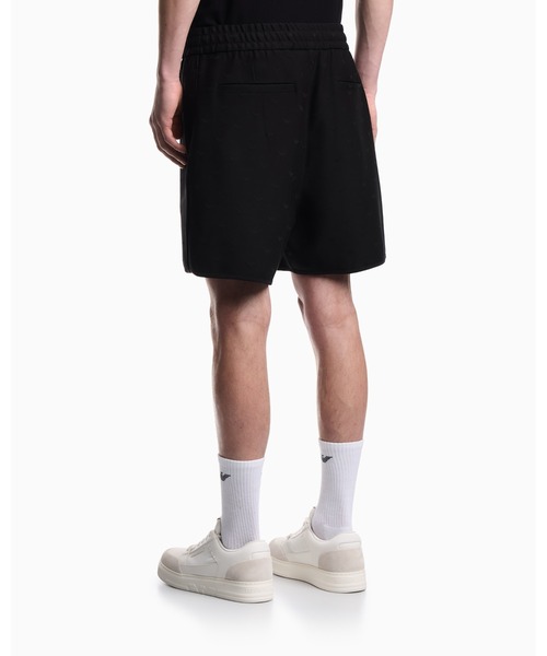EMPORIO ARMANI(エンポリオアルマーニ)の「【エンポリオ アルマーニ】ショートパンツ ジャカードジャージー オールオーバー マイクロイーグル(その他パンツ・メンズ・ブラウン系その他/ブラック系その他・LARGE/MEDIUM/SMALL/X-SMALL)」の5枚目の写真