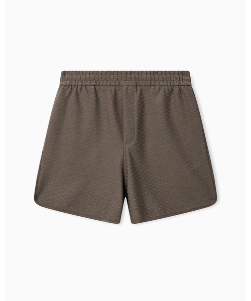 EMPORIO ARMANI(エンポリオアルマーニ)の「【エンポリオ アルマーニ】ショートパンツ ジャカードジャージー オールオーバー マイクロイーグル(その他パンツ・メンズ・ブラウン系その他/ブラック系その他・LARGE/MEDIUM/SMALL/X-SMALL)」の4枚目の写真