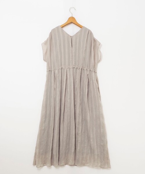 NOLLEY’S（ノーリーズ）の「【WEB限定】ウォッシャブルシアーチェックワンピース（ワンピース・レディース・ブラック系その他/ベージュ系その他・FREE）」の12枚目の写真