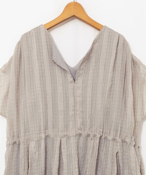 NOLLEY’S（ノーリーズ）の「【WEB限定】ウォッシャブルシアーチェックワンピース（ワンピース・レディース・ブラック系その他/ベージュ系その他・FREE）」の15枚目の写真
